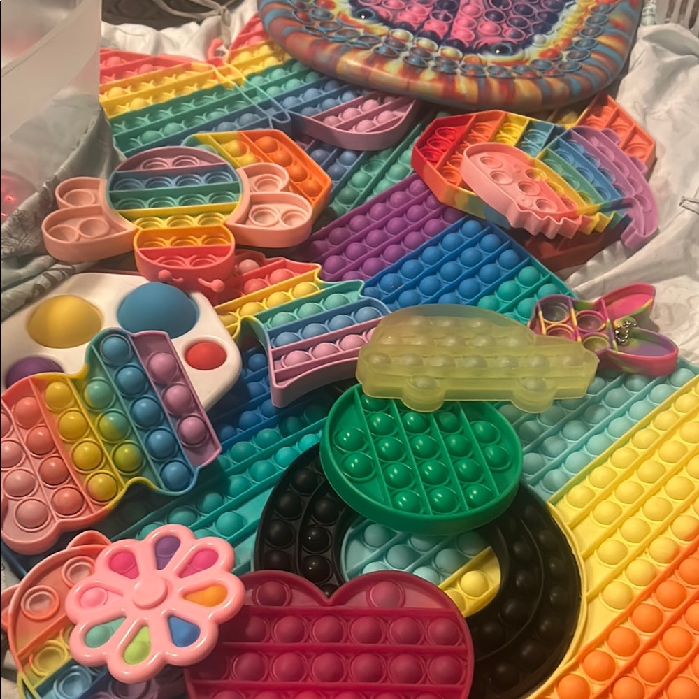 Rainbow Pop It Fidget Toy Collection